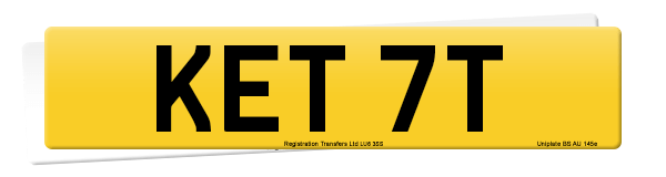 Registration number KET 7T